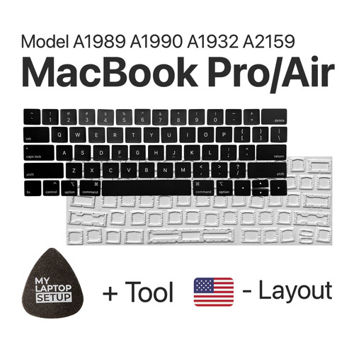 Tasto ricambio per macbook - tasto, di